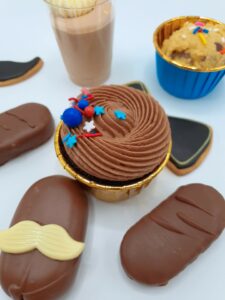 Vaderdag desserts chocolate cupcake